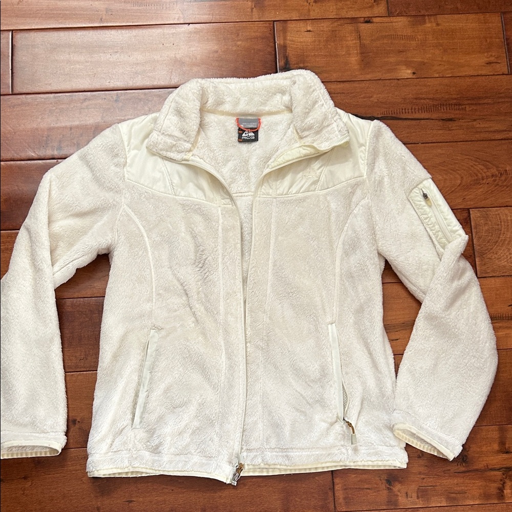 Nike ACG Women's M Cream Fleece Zip Up Jacket